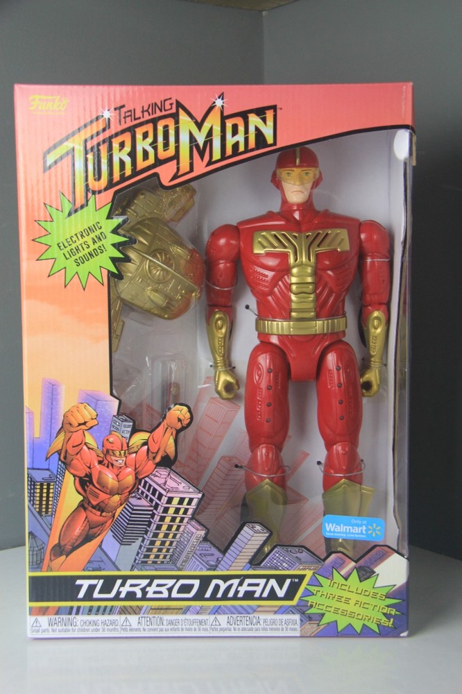 Funko Talking Turbo Man 13.5″ Action Figure 2021 Exclusive New In Box