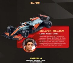 Racing Cars – Formula 1 – Salvat Mclaren Mcl35m 2021 Lando Norris