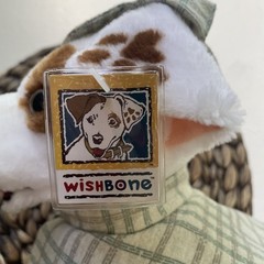 VTG Wishbone Sherlock Holmes Plush Dog 1996 Big Feasts! Jack Russell Terrier PBS