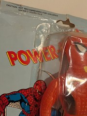 Spider Man Power Man unlicensed bootleg knock off 1980’s 1990’s Rack Toy