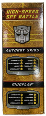 Transformers HFTD High-Speed Spy Battle: Skids, Mudflap & Sideways NEW 2010 READ