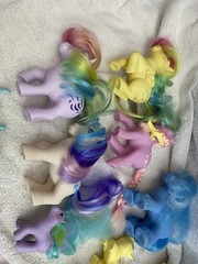 G1 My Little Pony Lot Of 12 Vintage Ponies Plus 8 Accessories MLP 1980s