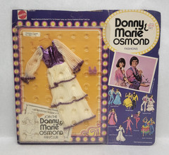 1976 Mattel DONNY & MARIE OSMOND TV Fashions Deepest Purple Set – New / Sealed