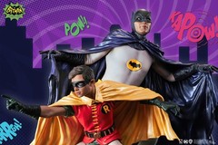 BATMAN & ROBIN 1966 TV SHOW-1/8 SCALE PVC DIORAMA, MIB! FREE SHIPPING!