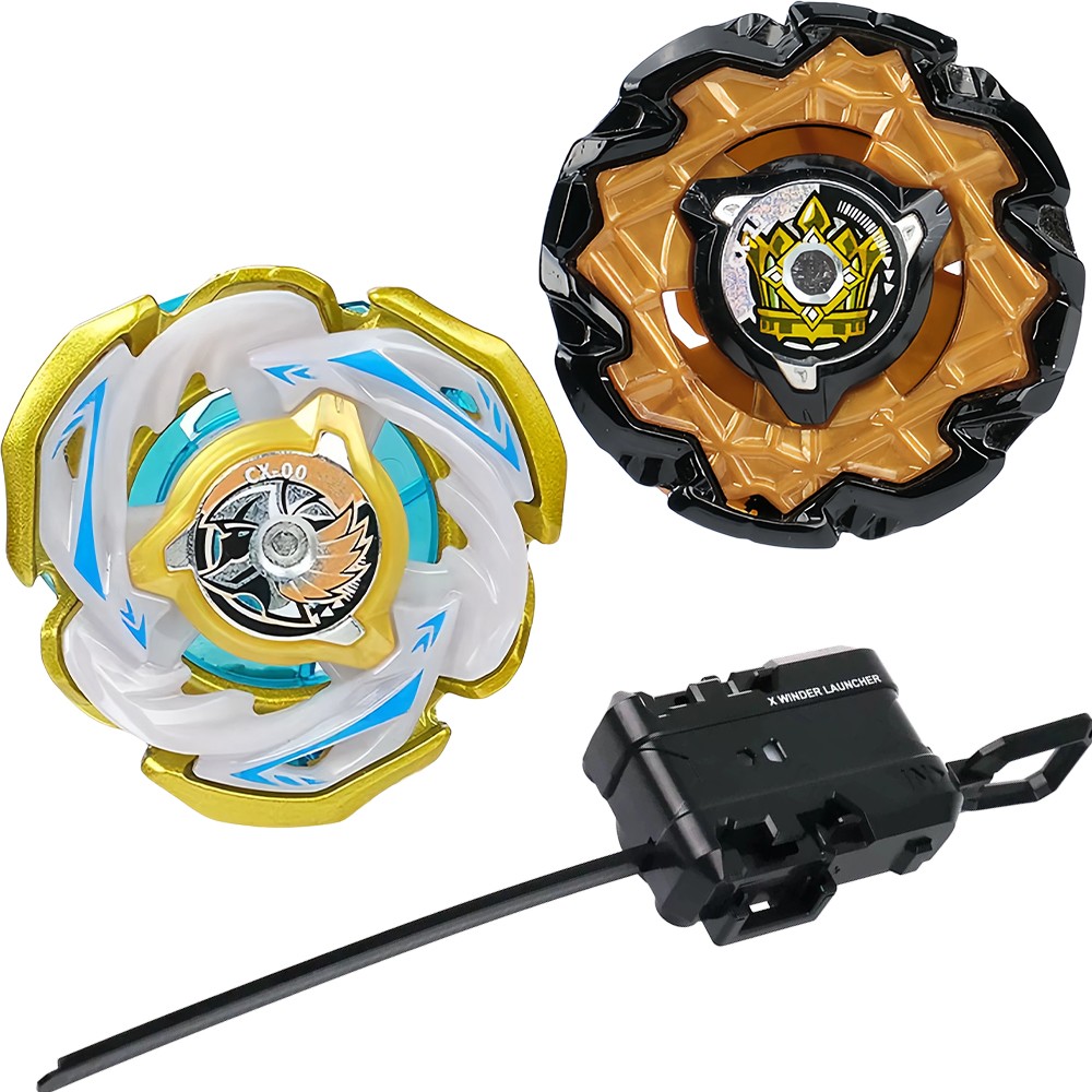 Beyblade X Series CX-11 Emperor Might CX-00 Valkyrie Volt Toy W/Launcher Gifts