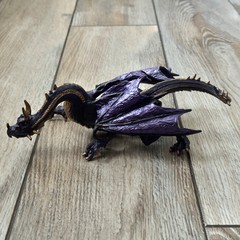 Safari Ltd Midnight Moon Dragon Purple and Gold Mythical Fantasy Toy Figure 2008