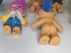 VTG 90′ Ugly Troll’s Russ & TNT Figures Lot of 5