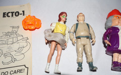 VTG 1984 Real Ghostbusters ORIGINAL Ecto-1 Vehicle 80s w box 100% Complete 7 fig