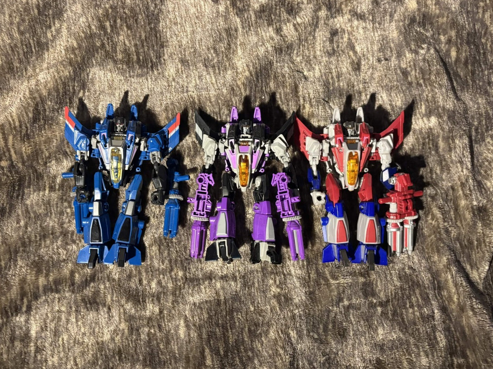 Transformers Fall of Cybertron Deluxe Seekers Lot Starscream Thundercracker Skyw