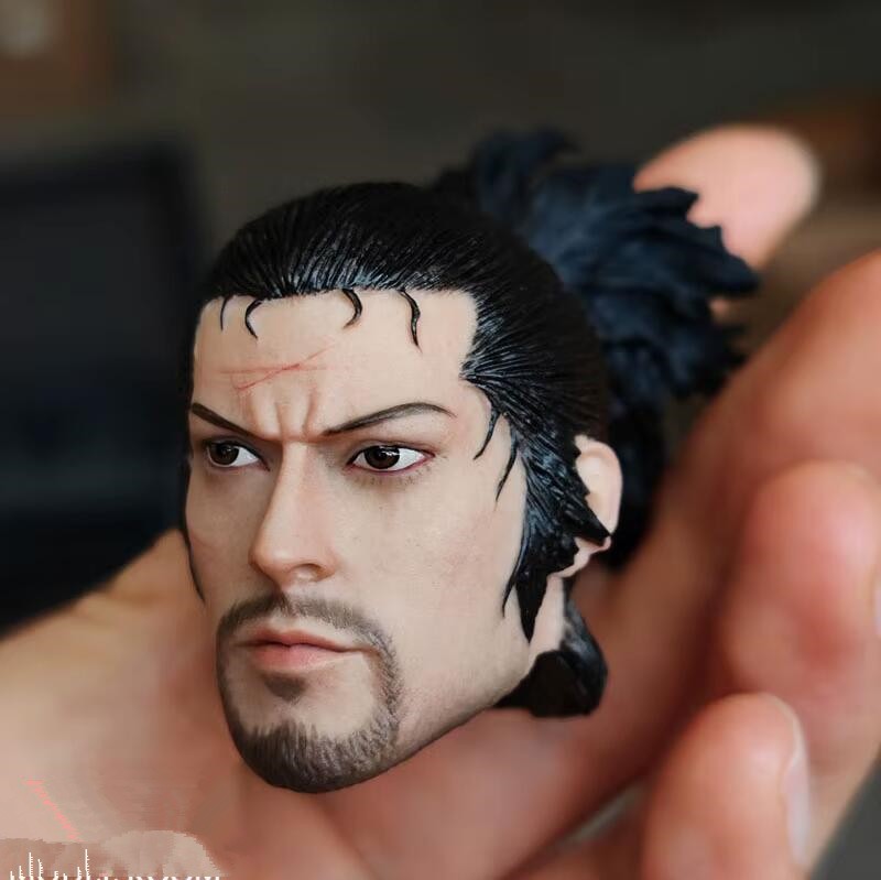 1/6 Male Head Sculpt Japanese Warrior Miyamoto Musashi F 12” Action Figure Body