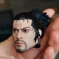1/6 Male Head Sculpt Japanese Warrior Miyamoto Musashi F 12” Action Figure Body