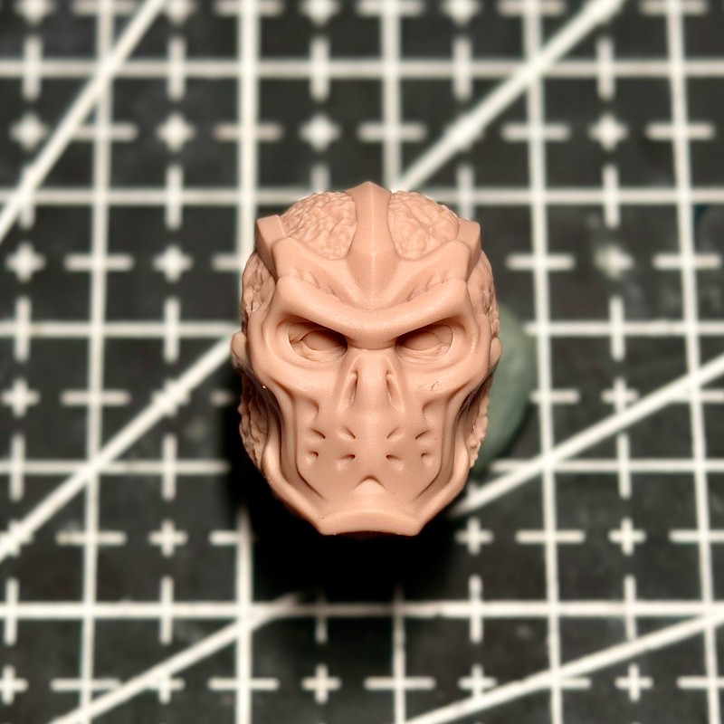 1/12 1/10 1/18 Scale Space Killer Jason Head Sculpt Unpainted Fit 6″ ML SHF Neca