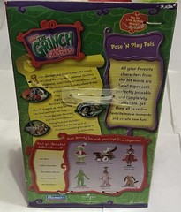 Vintage 2000 Grinch Pose N Play Pals Dolls Jim Carrey Taylor Momsen Dr Seuss