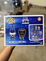 Funko Pop Bugs Bunny (Batman) Lebron James (Robin) Figure 2Pack Special Edition