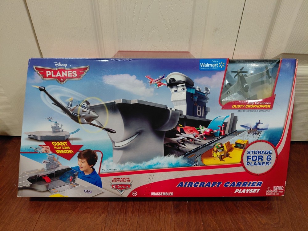 Disney Planes Aircraft Carrier Playset (Disney Cars Aircraft Carrier) NEW HTF
