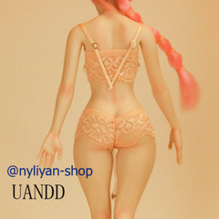 UANDD 1/6 No Finger Bone Seamless Small Breast Strong Leg Body 12″ Female Figure