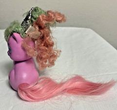 Vintage Little Pretty Kitty Heaven Heart – Mattel Pink Cat w/ Crown – Rare