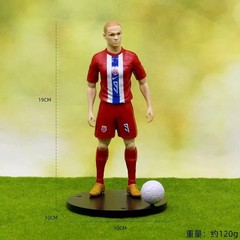 Football Star 18cm PVC Figure Soccer Player Desk Erling Haaland