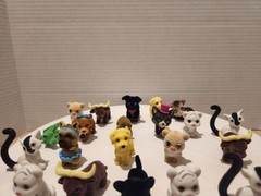 Puppy in My Pocket Mixed Lot of 21 Fuzzy Figurines