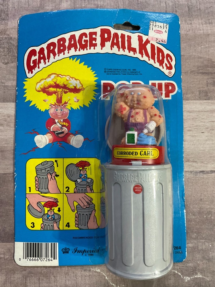 Garbage Pail Kids “CORRODED CARL” Pop-Up Imperial Toys 1986 SEALED G4