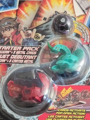 Bakugan Battle Brawlers Series 1 Starter Pack 2007 Saurus Dragonoid Gorem