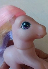 My Little Pony Fluttershy II Purple 2002 Vintage Hasbro G3 MLP Rainbow Hair
