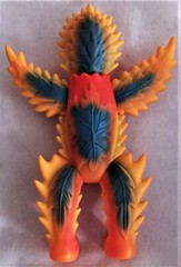 GIANT 15″x10″ KITTY FIRE 2006 MIRRORMAN MONSTER ORNG SUPER 7 KITEFIRE NAGATA MIB