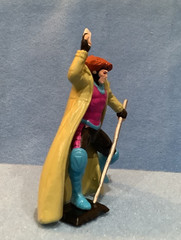 GAMBIT – PVC Figure Marvel Disney 1995 Applause * Holding Staff Weapon And Cards