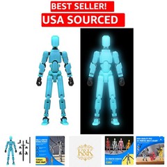 6-Inch Articulated Nova Titan 13 Robot Action Figure – Creative Play Essential
