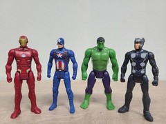 6 X Marvel Avengers 3.75 inch Articulated Action Figures Set LOT