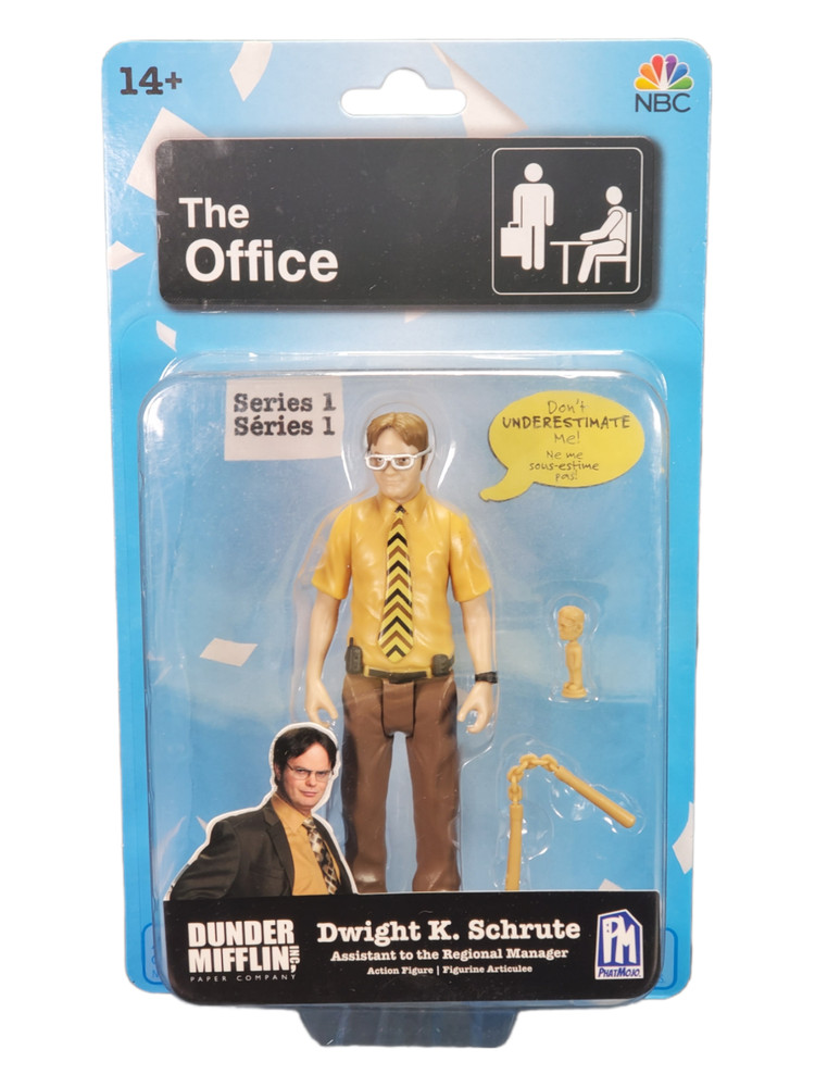 The Office Dwight K. Schrute 5″ Inch Action Figure PhatMojo Series 1 Brand New