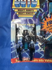Vintage 1984 TONKA GOBOTS Zero 40 Enemy Robot Airplane 3D Sticker NEW Sealed!