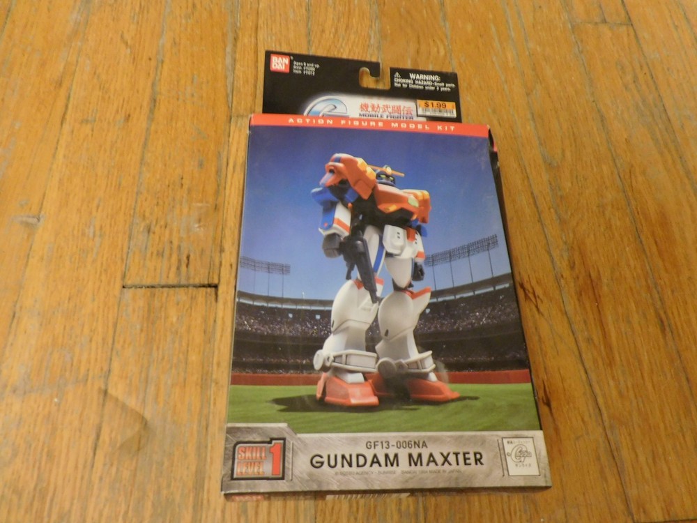 Vintage Bandai Gundam Mobile Fighter Gundam Maxter Model Figure Kit NRFB
