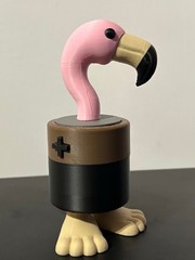 Italian Brainrot – Flamenquini Batterini Figurine Toy Articulated Kids & Adults