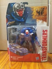 HASBRO TRANSFORMERS AGE OF EXTINCTION DELUXE AUTOBOT HOT SHOT NEW IN Package