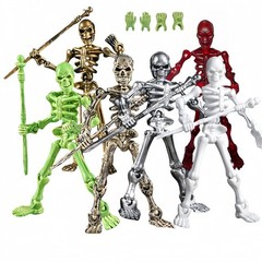 6 Pack T13 Action Figures Set, Skeleton Action Figure, Dummy 13, Titan 13 Mini S