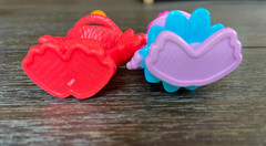 Lot Sesame Street Workshop Figures Hasbro ELMO Cookie Monster OSCAR Abby Cadabby