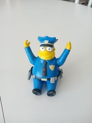 Jakks Pacific 20th Century Fox the Simpsons Chief Wiggum Action Figure 2.5-inch