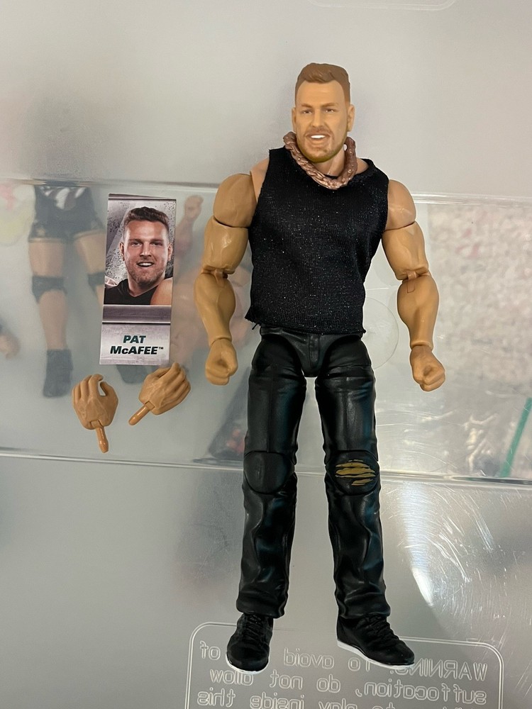 WWE Elite Collection Pat McAfee Wrestling Figure Wrestlemania 40 Series Mattel 1