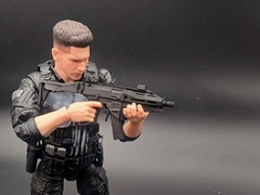 1/12 scale 3D printed skorpion EVO SMG for classified valaverse marvel legends