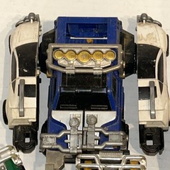 BANDAI Power Rangers Carranger DX RV ROBO TURBO Megazord Japan Damaged A3