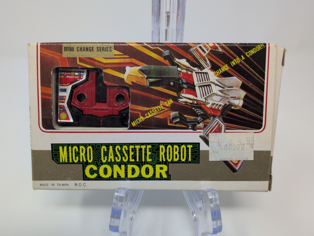 Vintage Mini Change Series 03 Condor Cassette Robot Taiwan R.O.C. Complete w Box