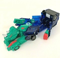 [TURNING MECARD] TUSKO Transformable Robot Car Toy Korea Figure +2card