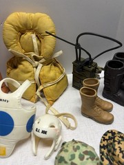 G.I. Joe 12” Lot Working Navajo Code Talker Vintage Japan Tags Life Vest