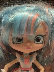 SHOPKINS SHOPPIES LIL SECRETS JESSICAKE DOLL PINK & BLUE HAIR 5.5″ TALL
