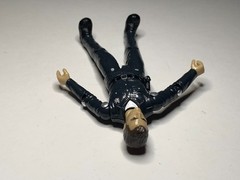 Custom T-1000 Terminator Action Figure in Vintage Mego CHIPS style 3.75″ & stand