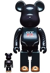 Medicom Toy BE@RBRICK NISSAN GT-R 100% & 400% Set Bearbrick Figure JAPAN NEW