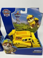 Lot 2 NIB Paw Patrol Vehicle, Action Figure Rubble Bulldozer Marshall Fire Truck