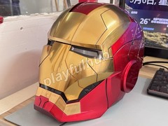 AutoKing Iron Man MK5 Helmet Mask Jarvis Voice-control Open-close Light-up Mask