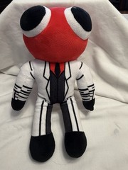 Rainbow Friends Plush toy The Scientist 10 Inches Excellent Condition Red Ant